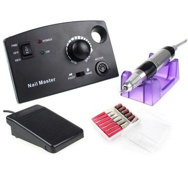 Freze electrice - Freza manichiura profesionala 402, 35000 rotatii negru