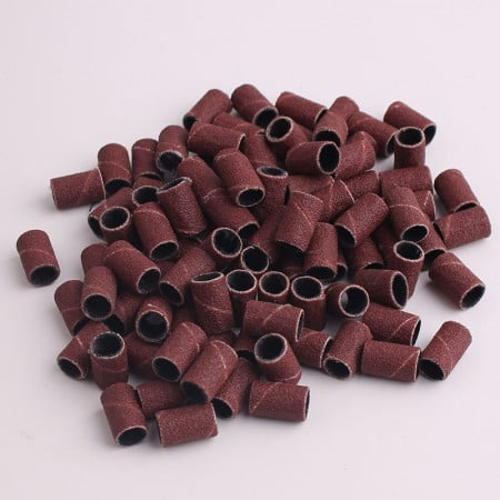 Aparate de Unghii - Inele abrazive (smirghel) pentru freza , granulatie 80 - set 100 buc - xStoc