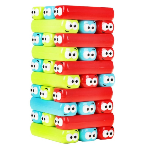 Joc Jenga Junior, 30 x 10.5 x 10 cm, Multicolor - xStoc [3]