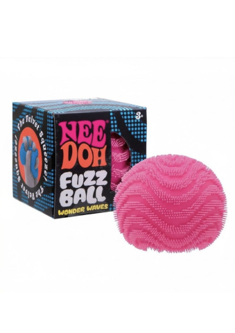 Jucarii - Jucarie antistres Fuzz Ball NeeDoh, 6,3 cm Roz