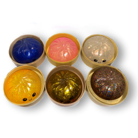 Jucărie Antistres Squishy Dumpling mystery box, Glitter Edition [3]