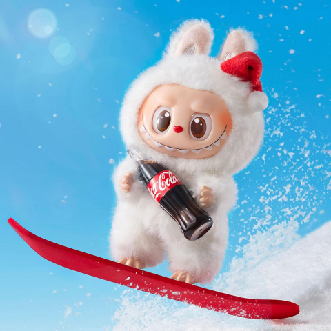Jucarie de Plus Labubu, Coca Cola, Micutul Monstru, Blind Box 17 cm [3]