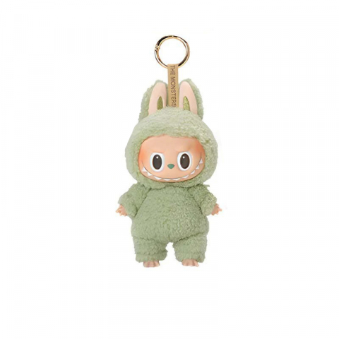 Jucarie de plus - Jucarie de Plus Labubu, Micutul Monstru Pufos 17 cm, Verde