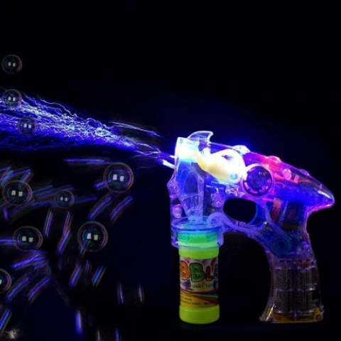 Jucarie interactiva Pistol de facut baloane, Efecte Sonore si Luminoase [1]