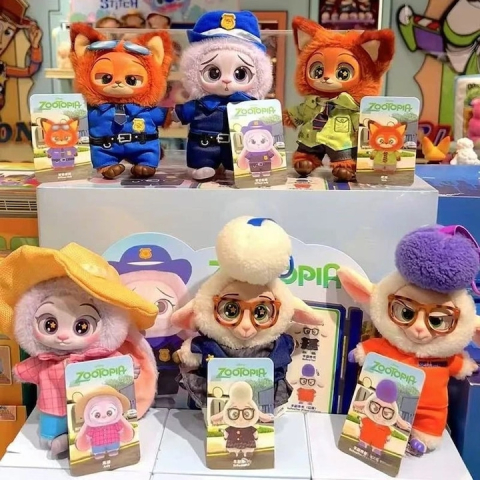 Jucarie Plus, Zootopia, Zootropolis, Judy Iepurele, Nick Vulpea sau Oita Primar, Mystery Box [2]