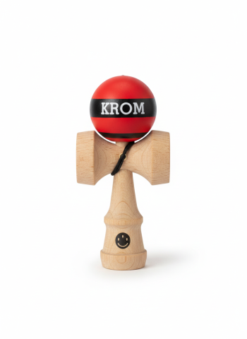 Kendama - KENDAMA KROM Mini, marime mica pentru buzunar, Rosu 8 cm