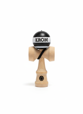 Kendama - KENDAMA KROM Mini, marime mica pentru buzunar, Negru 8 cm