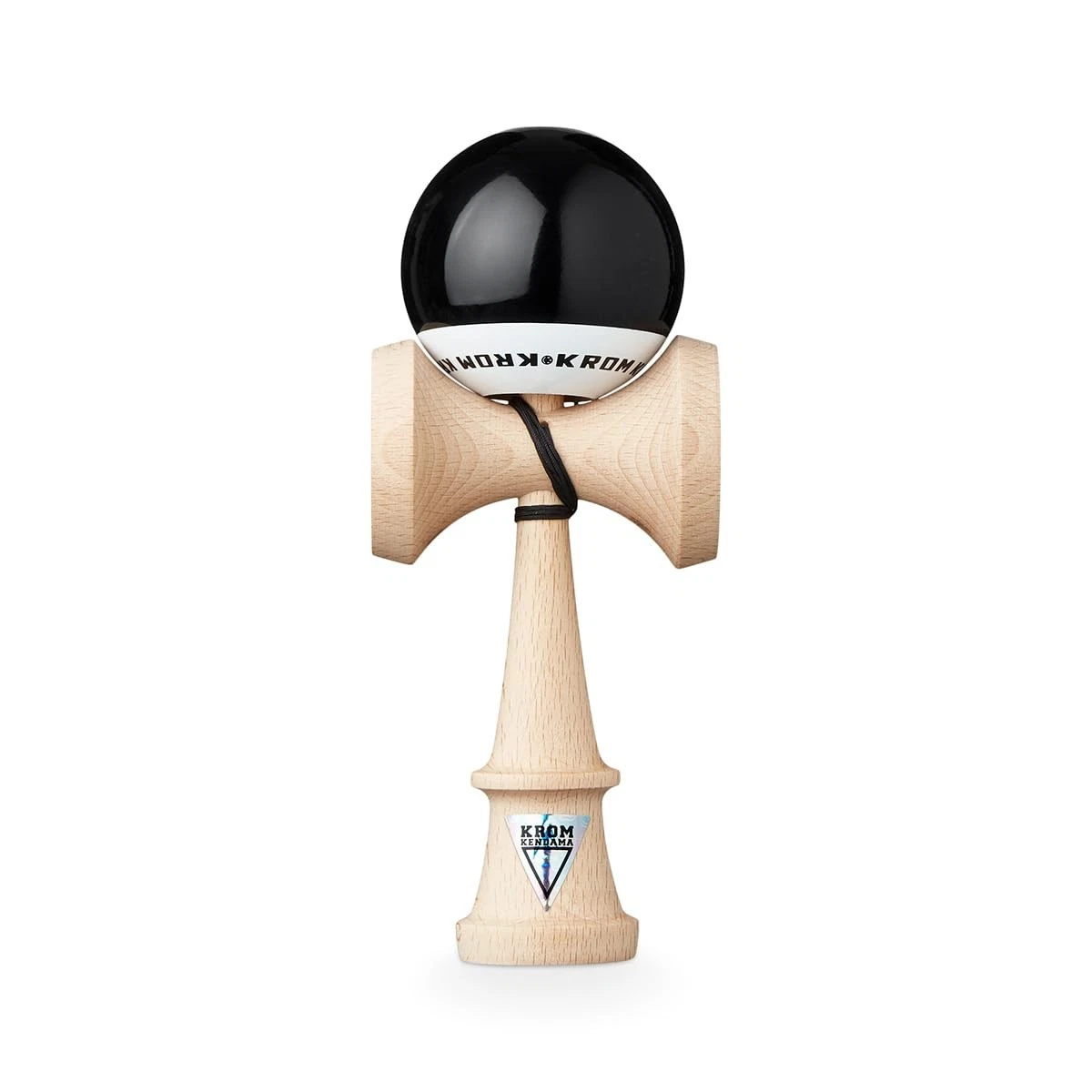 Kendama - Kendama Tip KROM Pop Chrome Pop LOL Clear, Negru