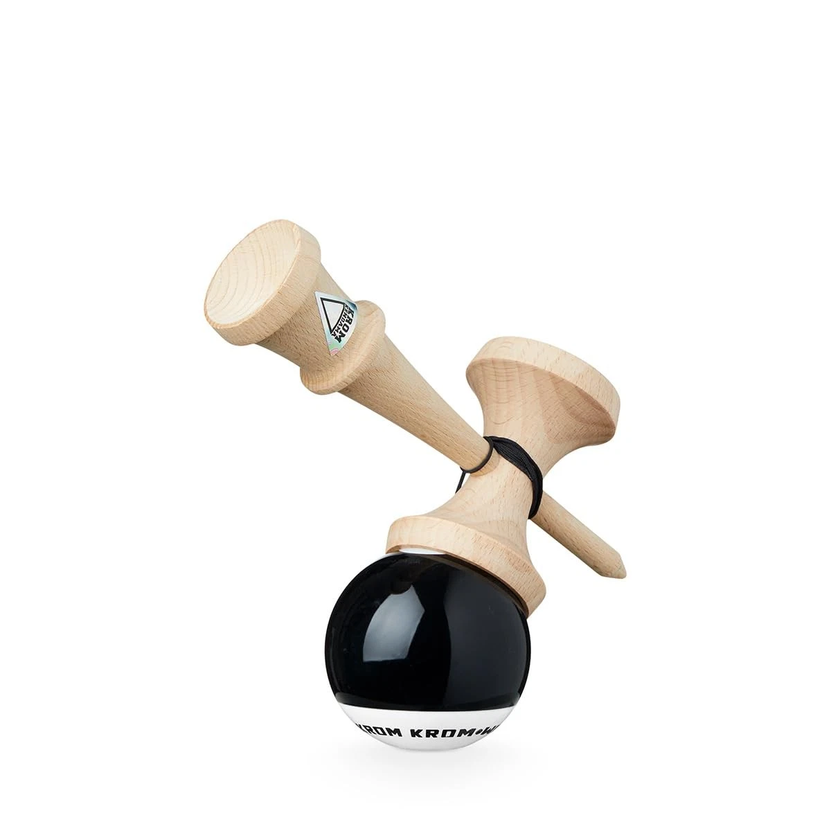 Kendama Tip KROM Pop Chrome Pop LOL Clear, Negru [2]