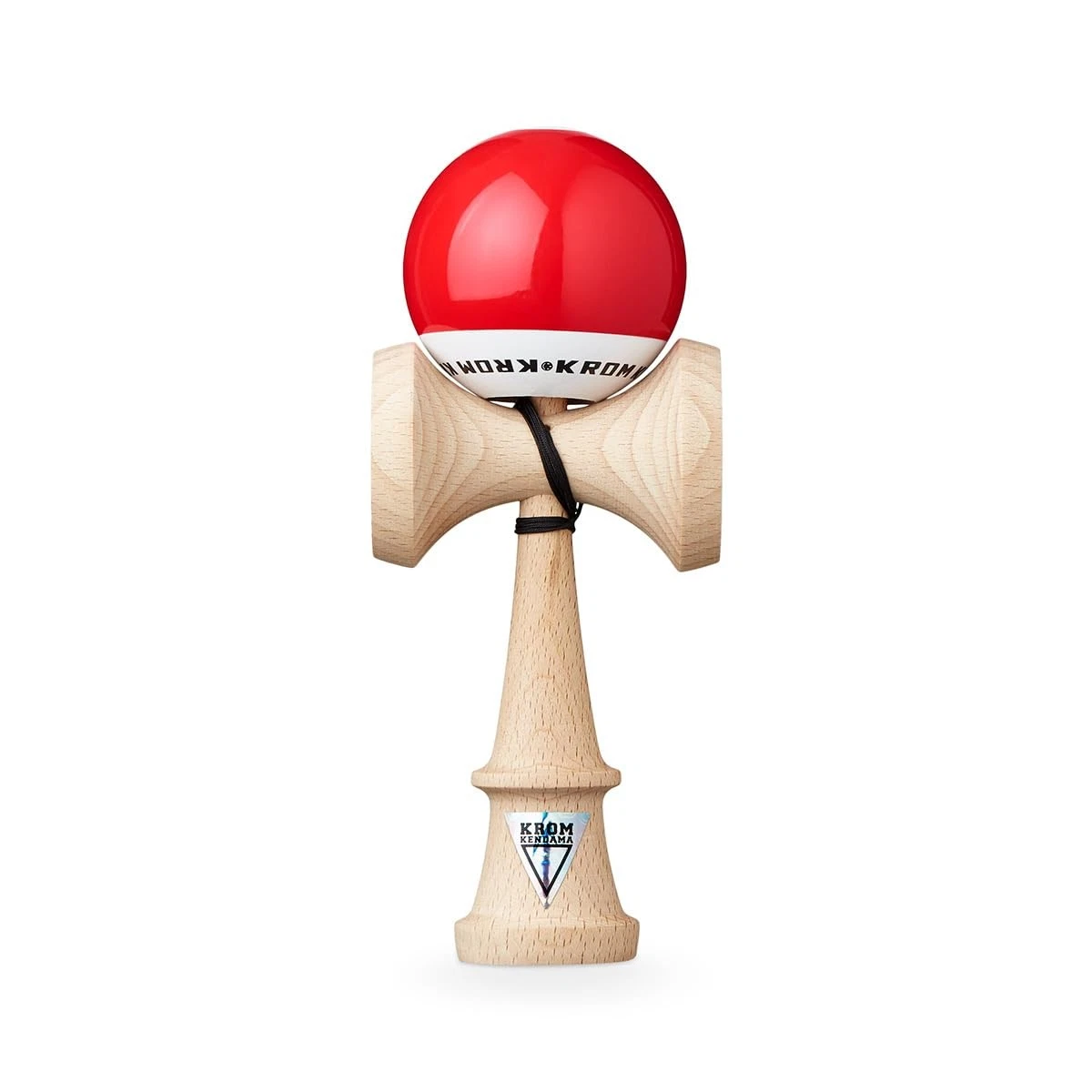 Kendama - Kendama Tip KROM Pop Chrome Pop LOL  Clear, Rosu
