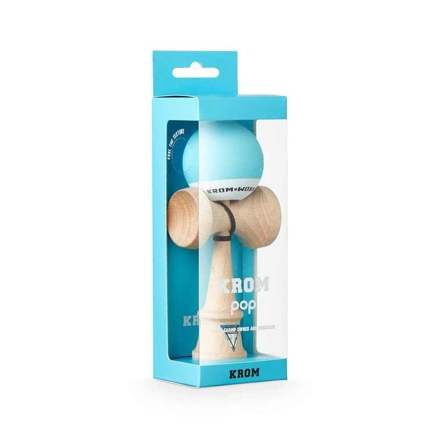 Kendama Tip KROM Pop Chrome Pop LOL Clear, Sky Blue [1]