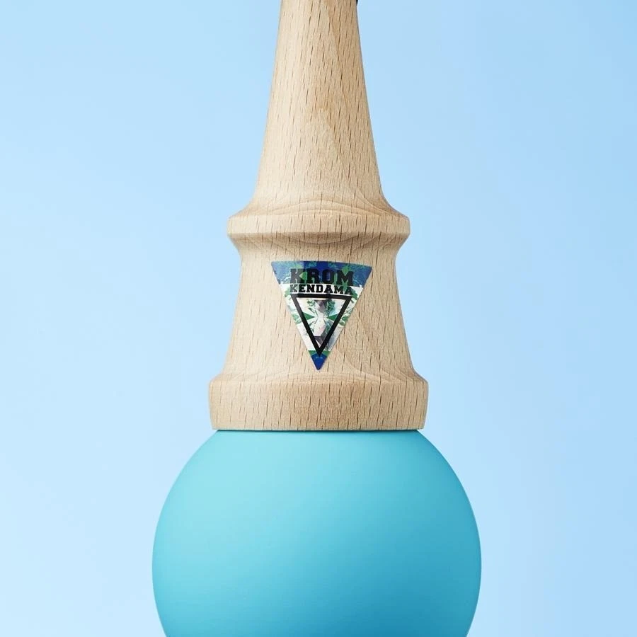 Kendama Tip KROM Pop Chrome Pop LOL Clear, Sky Blue [4]