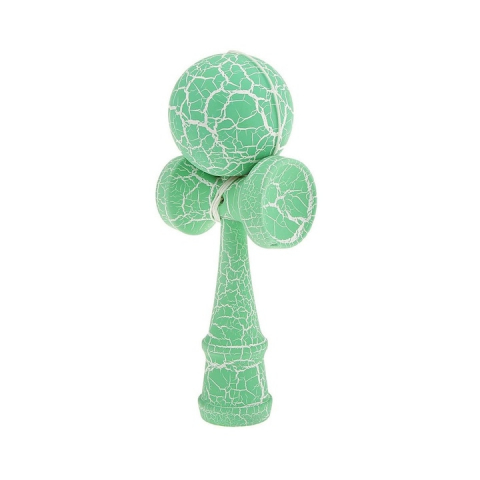 Kendama - Kendama profesionala Verde, Lemn, 18 cm