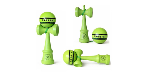 Kendama Starter Sweets, formă nouă Amped, ALL Green [2]