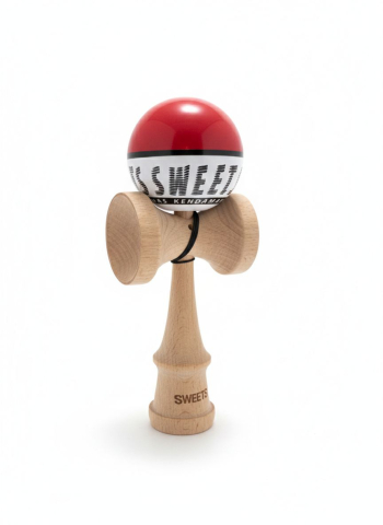 Kendama Starter Sweets, formă nouă Amped, rulment si ata de rezerva ROSU [4]
