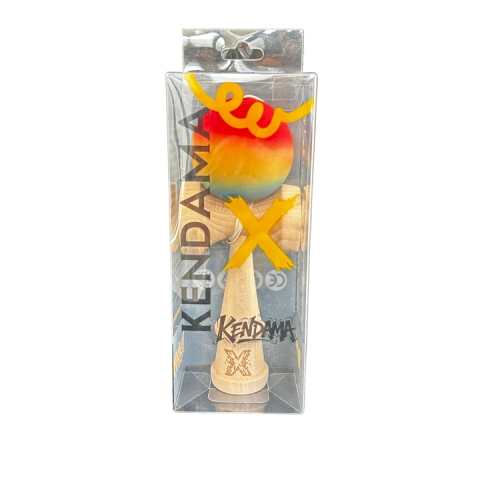 Kendama X Original Profesional, Model Gradient, 18cm, din Lemn [1]