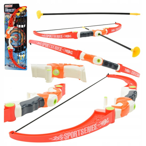 Jucari copii - Kit tras cu arcul, Plastic, Multicolor - xStoc