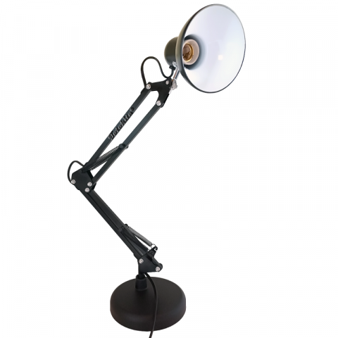 Veioze si Lampi - Lampa birou, manichiura, ajustabila, picior, prindere masa, negru