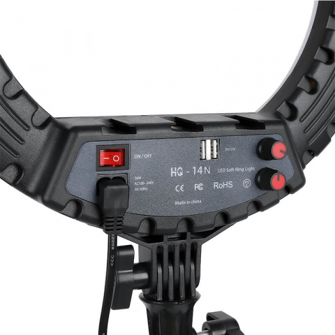 Lampa circulara LED cu trepied, geanta, Ring Light HQ14N [3]