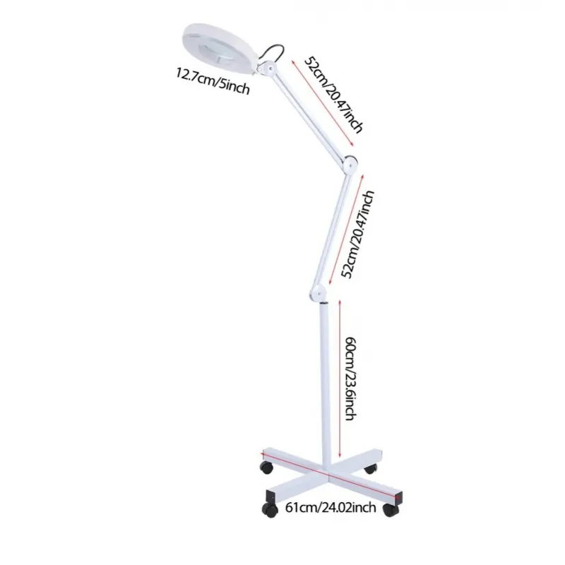 Lampa Cosmetica cu LED si Lupa pt Make UP - Machiaj si Gene Fir cu Fir - 5 Dioptrii [3]