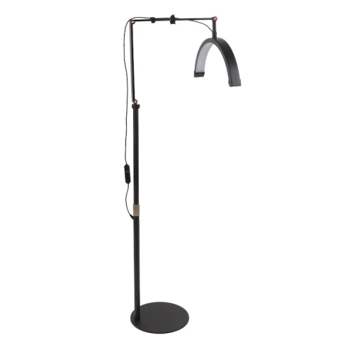 Lampa Led Semiluna cu Picior Fix, Reglarea Intesitatii si Suport pentru Telefon, 23 Inch - xStoc [4]