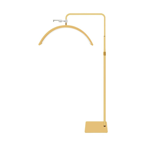 Echipament studio - Lampa Profesionala Led Semiluna, Gene, manichiura  23Inch Gold