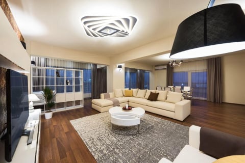 Iluminat & Electrice - Lustra Led Design modern SLS - 3D, Aplicatie, Telecomanda, Intensitate reglabila 200w 7636