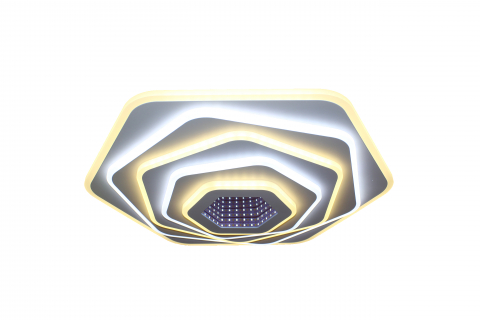 Lustra Led Design modern SLS - 3D, Aplicatie, Telecomanda, Intensitate reglabila 200w 7632 [1]