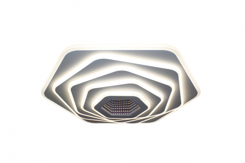 Lustra Led Design modern SLS - 3D, Aplicatie, Telecomanda, Intensitate reglabila 200w 7632 [2]