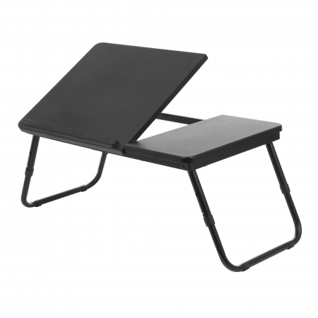 Mese Laptop - Masa laptop, negru, 55 x 32 x 23 cm