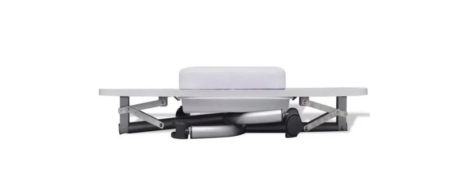 Masa Manichiura cu Aspirator Incorporat si Roti, Alba [1]