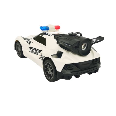Masina de politie cu telecomanda, KMRC, Plastic, cu lumini, 6+, Multicolor [2]