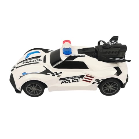 Masina de politie cu telecomanda, KMRC, Plastic, cu lumini, 6+, Multicolor [3]
