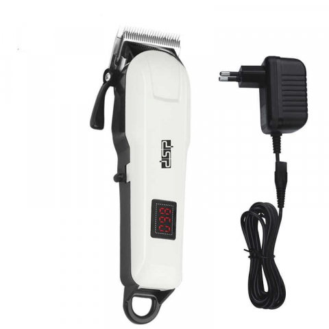 Masini de tuns - Masina de Tuns Profesionala DSP 90057 Reincarcabila, Alb, 4 Accesorii