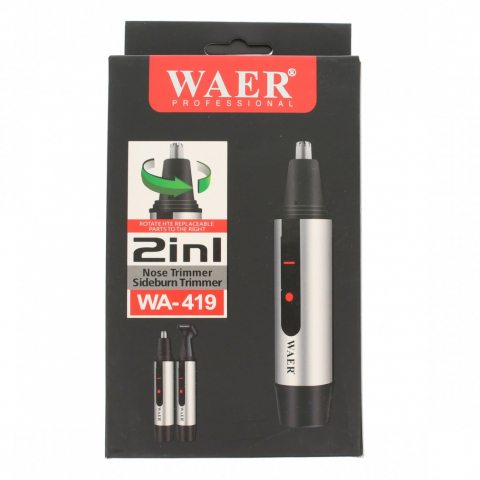 Masina de tuns trimmer pentru ingrijire personala, contur, nas si urechi 2in1 [3]