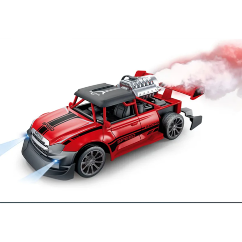 Masina R/C 4 directii, Muscle Car, cu Fum si Acumulator, 18cm, Rosie, - xStoc [3]