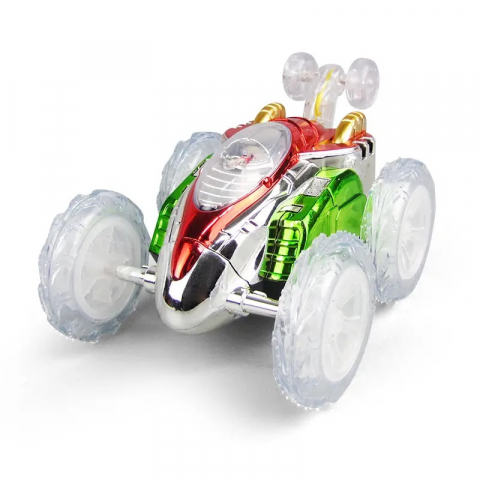Masina RC nebuna Stunt Car cu lumini Dasher, 360 grade, multicolor [2]