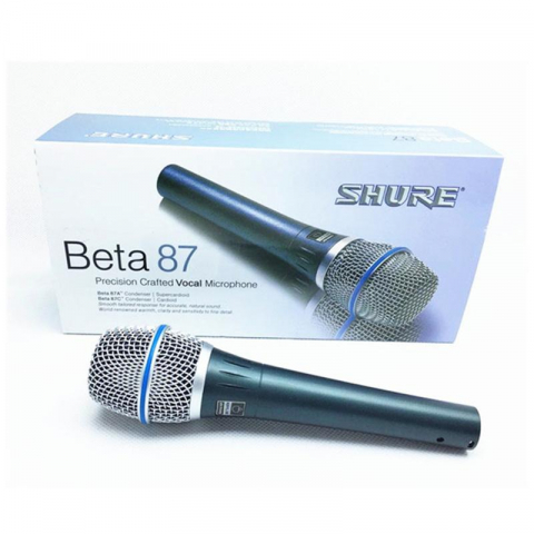 Microfon Profesional BT87 - Condensator, Supercardioid, cu Fir, Husa Protectie, Nuca pentru prindere [4]