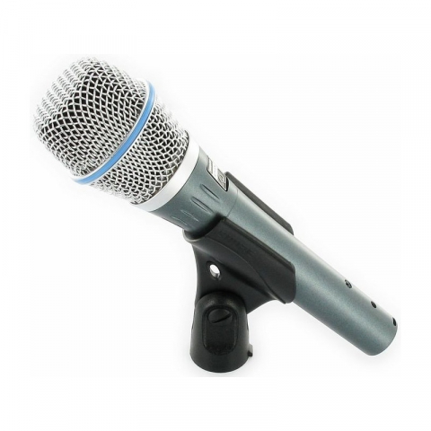 Microfon Profesional BT87 - Condensator, Supercardioid, cu Fir, Husa Protectie, Nuca pentru prindere [3]
