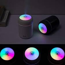 Mini Umidificator, Difuser, Model Premium cu 2 Moduri de Functionare a Luminilor si a timpului de Functionare, Aromaterapie [2]