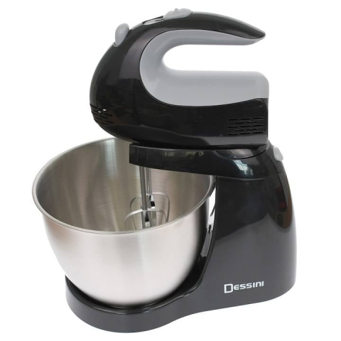 Mixer - Mixer cu bol, Putere 700W, 4 viteze, Dessini DS6288, Negru