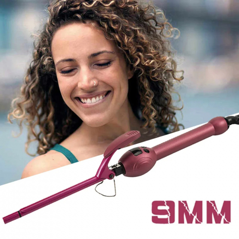 Ondulator De Par Profesional  Bucle Afro, Ceramic 9 mm,, 30W, 50-230 grade cablu rotativ 360 [1]