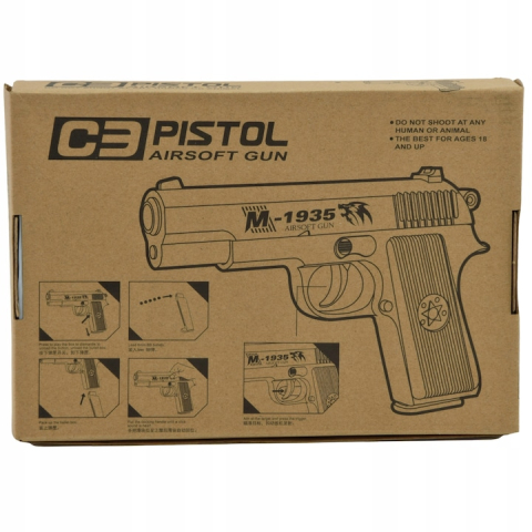 Pistol airsoft - Metalic, Arc Spring,  + 200 bile Profesionale 0.20, C3 [4]