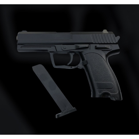 Pistol Airsoft Metalic  K112B, Calibru 6mm 200 Bile Profesionale [4]