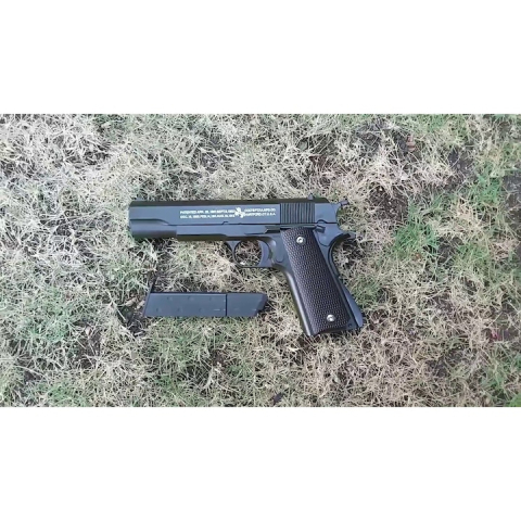 Pistol Airsoft Metalic  K32, Negru Calibru 6mm 200 Bile Profesionale [4]