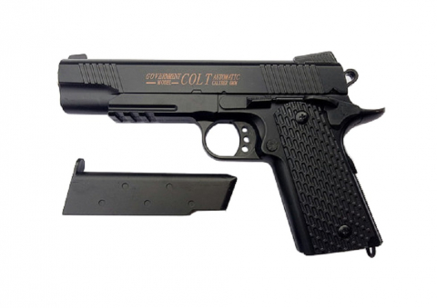 Pistol Airsoft Metalic  K35, Negru Calibru 6mm 200 Bile Profesionale [2]