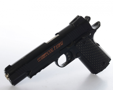 Pistol Airsoft Metalic  K35, Negru Calibru 6mm 200 Bile Profesionale [4]