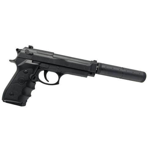 Pistol Airsoft  M92, Negru Calibru 6mm 200 Bile Profesionale [2]