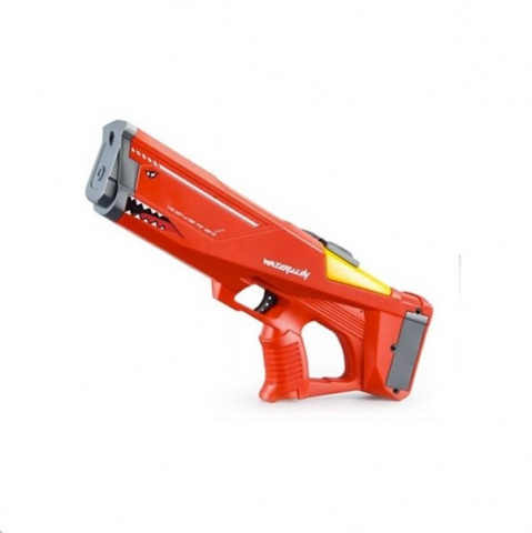 Jucari copii - Pistol cu apa electric, distanta  jet 12m, rezervor 550ml, acumulator,  cablu USB, Rosu