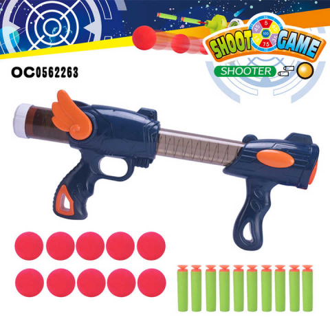 Pistol cu gloanțe de cauciuc acționate cu aer [1]
